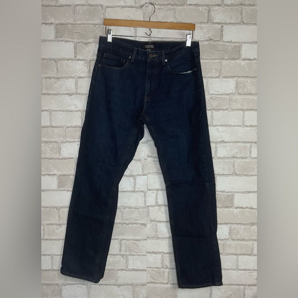 MICHAEL Michael Kors Men's Dark Blue Straight Jeans Size 32 X 32